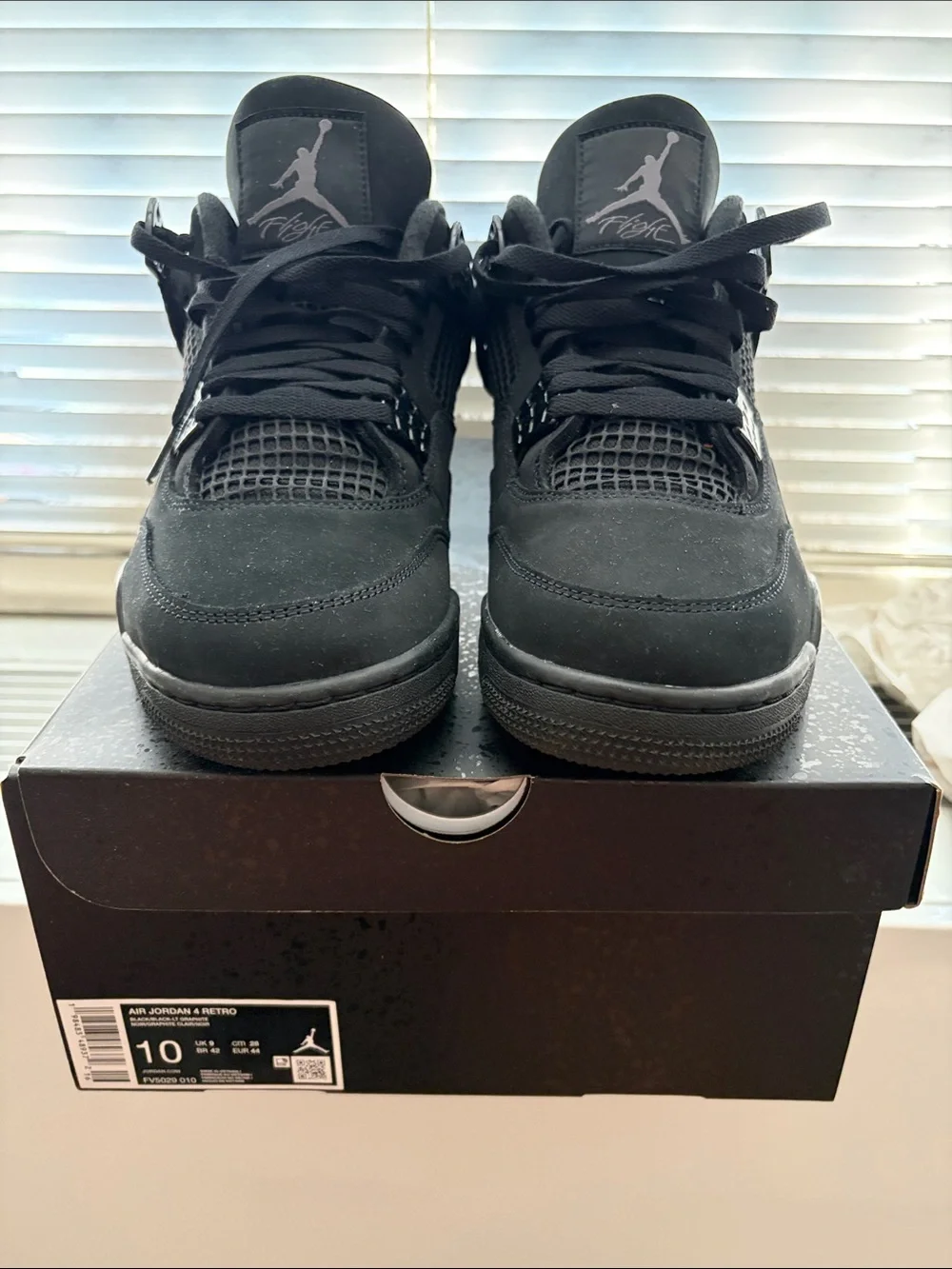 Jordan Men's Black Retro Basketball Sneakers